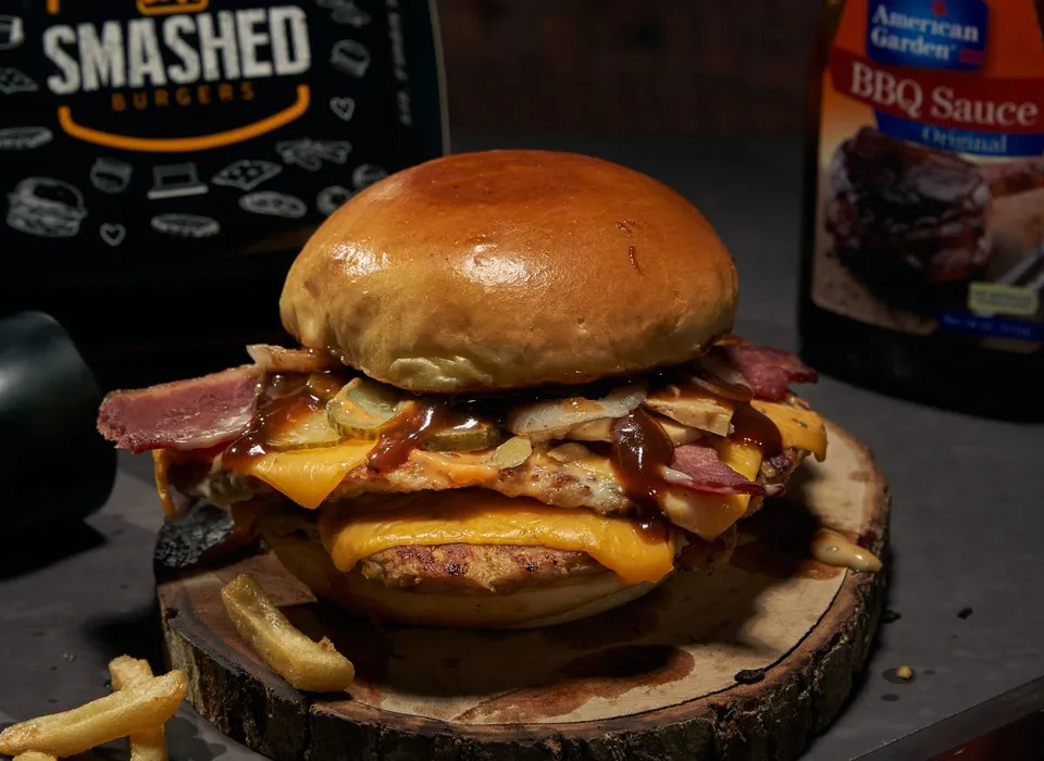 All American BBQ Bacon Chicken Burger