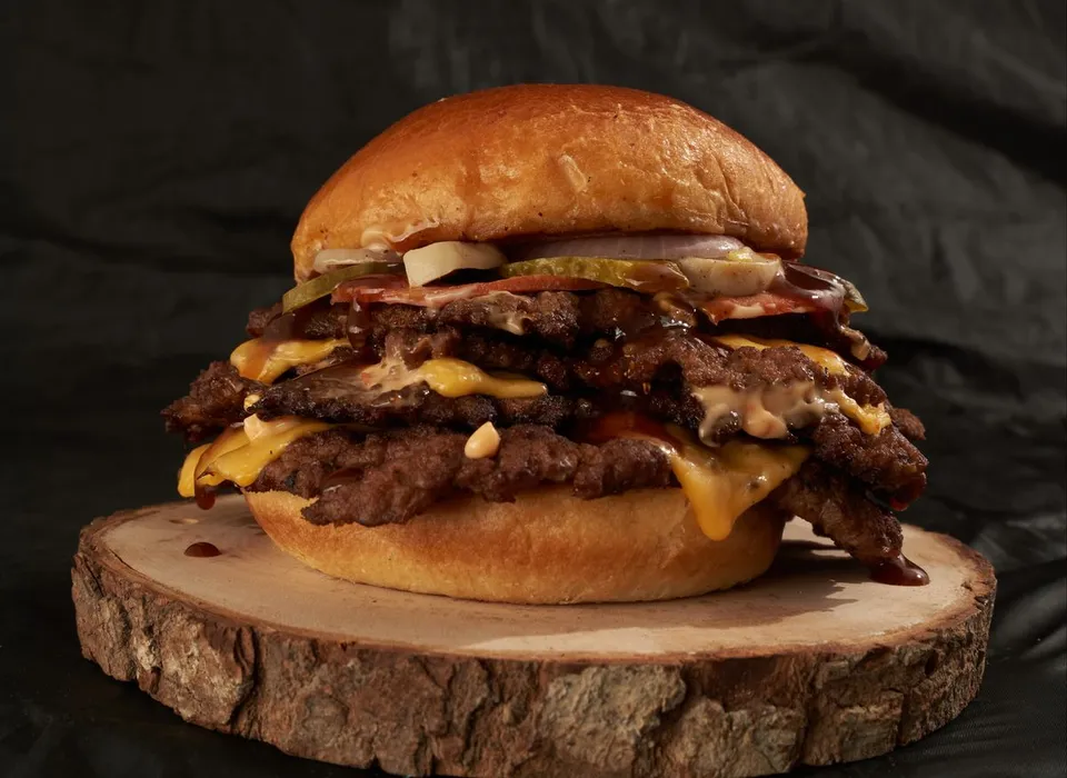 BBQ Baconator Monster Burger